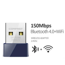 Load image into Gallery viewer, Comfast CF-723B Mini USB   150Mbps Wireless Wifi 2.4GHz + Bluetooth 4.0 Dongle - Script Kiddie