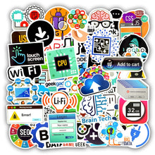 Load image into Gallery viewer, 50 PCS Programming Language Stickers for Laptop - Script Kiddie