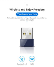 Load image into Gallery viewer, Comfast CF-723B Mini USB   150Mbps Wireless Wifi 2.4GHz + Bluetooth 4.0 Dongle - Script Kiddie