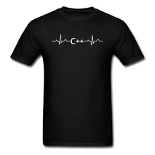 Load image into Gallery viewer, C++  Programming Heartbeat | T Shirt - Script Kiddie