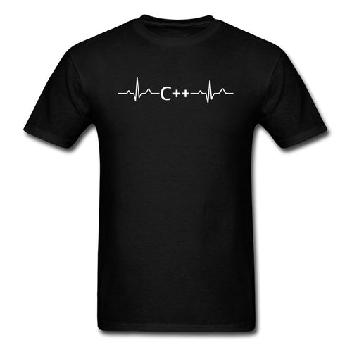 C++  Programming Heartbeat | T Shirt - Script Kiddie