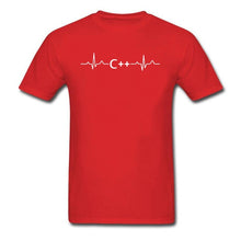 Load image into Gallery viewer, C++  Programming Heartbeat | T Shirt - Script Kiddie