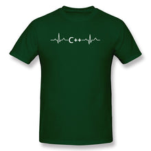 Load image into Gallery viewer, C++  Programming Heartbeat | T Shirt - Script Kiddie