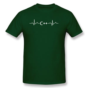 C++  Programming Heartbeat | T Shirt - Script Kiddie