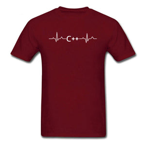 C++  Programming Heartbeat | T Shirt - Script Kiddie