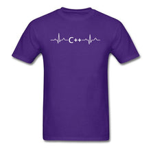 Load image into Gallery viewer, C++  Programming Heartbeat | T Shirt - Script Kiddie