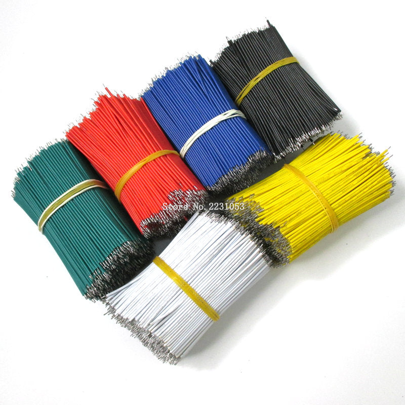 100PCS/LOT Tin-Plated 8cm Jumper Wire Cable - Script Kiddie