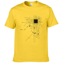 Load image into Gallery viewer, CPU Core Heart | Men&#39;s T shirt - Script Kiddie