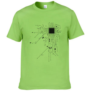 CPU Core Heart | Men's T shirt - Script Kiddie