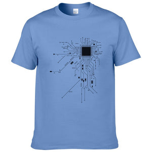 CPU Core Heart | Men's T shirt - Script Kiddie