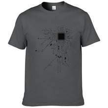 Load image into Gallery viewer, CPU Core Heart | Men&#39;s T shirt - Script Kiddie