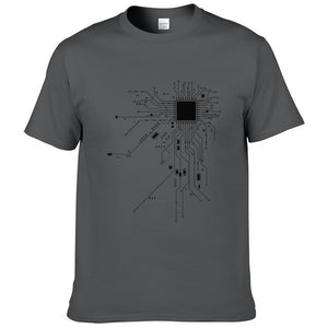 CPU Core Heart | Men's T shirt - Script Kiddie