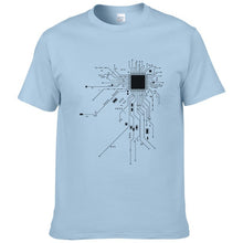 Load image into Gallery viewer, CPU Core Heart | Men&#39;s T shirt - Script Kiddie