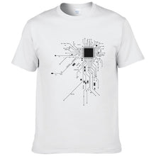 Load image into Gallery viewer, CPU Core Heart | Men&#39;s T shirt - Script Kiddie