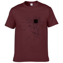 Load image into Gallery viewer, CPU Core Heart | Men&#39;s T shirt - Script Kiddie