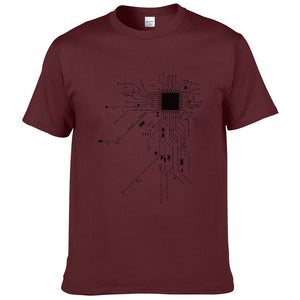 CPU Core Heart | Men's T shirt - Script Kiddie