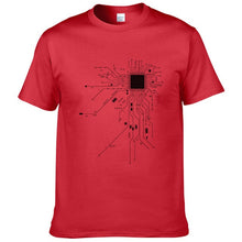 Load image into Gallery viewer, CPU Core Heart | Men&#39;s T shirt - Script Kiddie