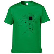 Load image into Gallery viewer, CPU Core Heart | Men&#39;s T shirt - Script Kiddie