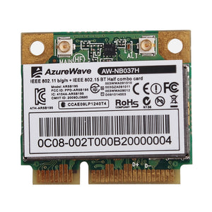 AzureWave AW-NB037H  802.11nbg + Bluetooth 300Mbps Mini PCI-E Card Laptop Wireless Wifi Card - Script Kiddie