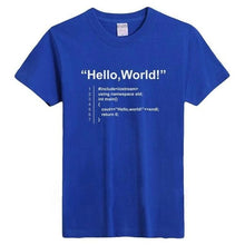 Load image into Gallery viewer, Hello World programmer short sleeves T-shirt | Unisex - Script Kiddie