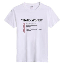 Load image into Gallery viewer, Hello World programmer short sleeves T-shirt | Unisex - Script Kiddie